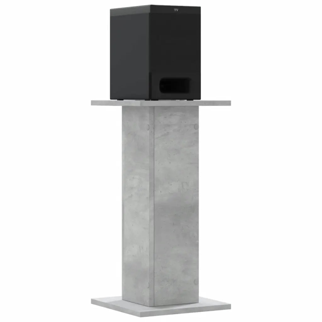 Supporti Altoparlanti 2 pz Grigio 30x30x40 cm Legno Multistrato CFW4031339