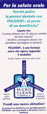POLIDENT TABS PULITORE PER PROTESI TRIPLA FRESCHEZZA 36 CAPSULE EFFERVESCENTI