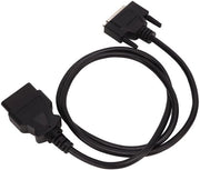 Cavo OBD2 di Rimpiazzamento EAC0093L01A - Cavo Diagnostico OBDII - Connessione da 25-pini a 16-pini - Compatibile con Ethos EESC312 93L - Connessione in Gomma/PVC Duratura - Comunicazione Ottimale - Cavo Diagnosi