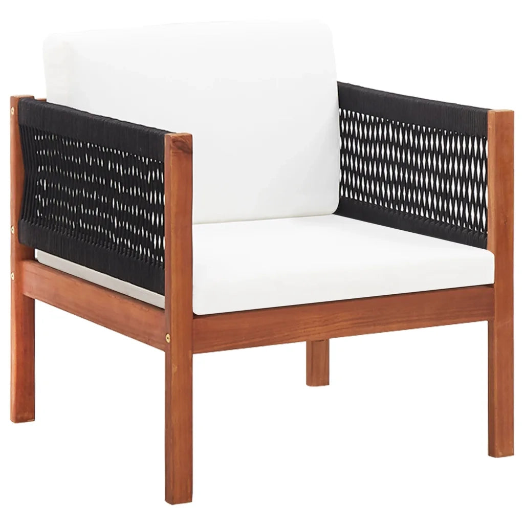 Set Divani da Giardino 4 pz in Legno Massello di Acacia cod mxl 35318