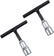 Set di 2 manubrii per viti a molla a mano - Strumenti per installazione manuale per viti a molla - Adatto per bulloni a C e Q - Kit di strumenti per chiavi a mano