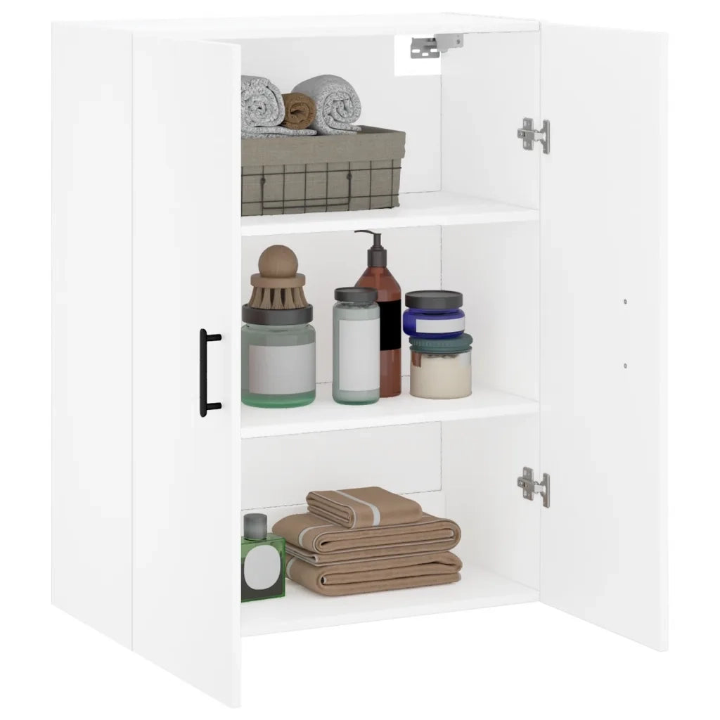 Mobile a Parete Bianco 69,5x34x90 cm 828428
