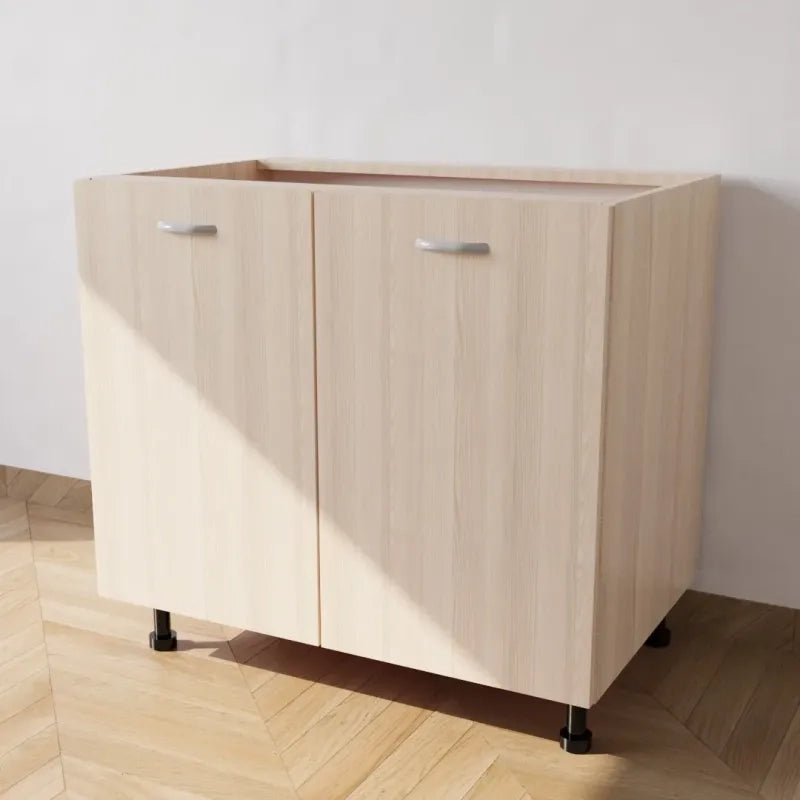 Mobile Base 90 Compreso Di Ante. H 72 Cm L 90 Cm P 55.5 Cm. Spedizione In Kit Rovere