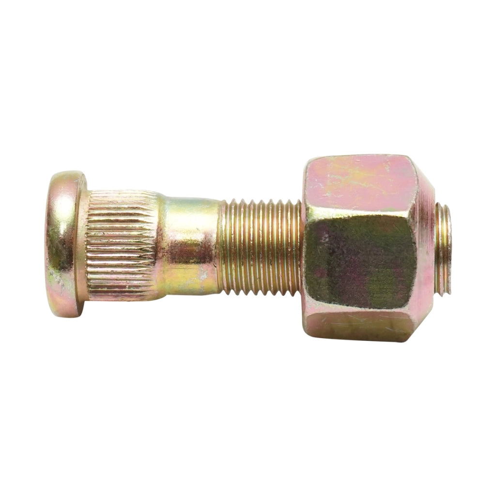 Prigioniero con dado ruota posteriore per Massey Ferguson , Case IH  e Ford  Codici OEM: 881162M2, 881162M1, 957E1120, 81815912, C5NN1120F, 3047575R2, 3047575R3, 81717274