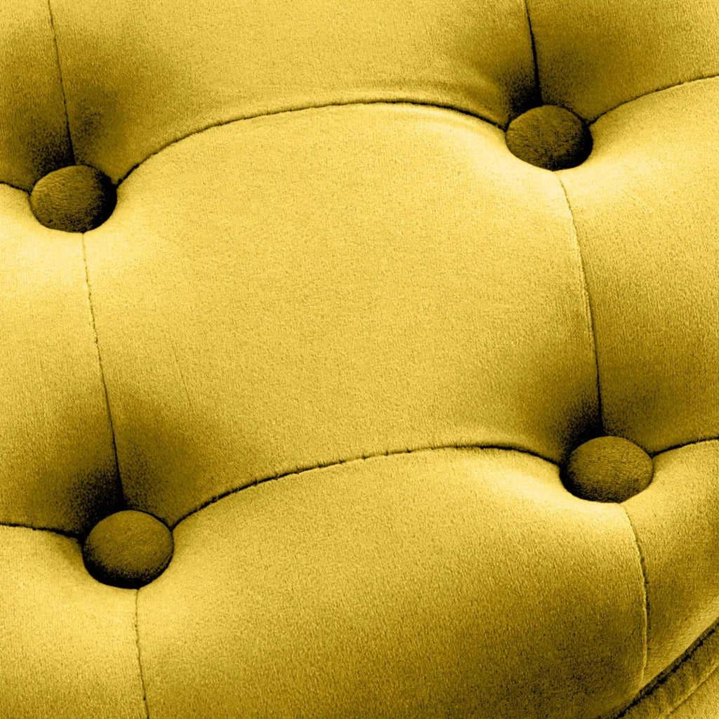 Pouf Contenitore Pantin In Velluto giallo
