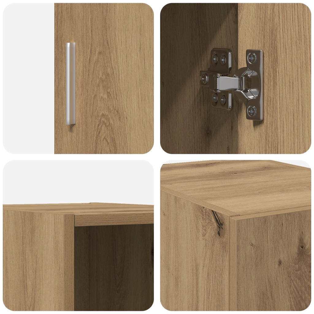 Mobile a muro Rovere artigianale 30x42.5x40 cm Legno ingegnerizzato