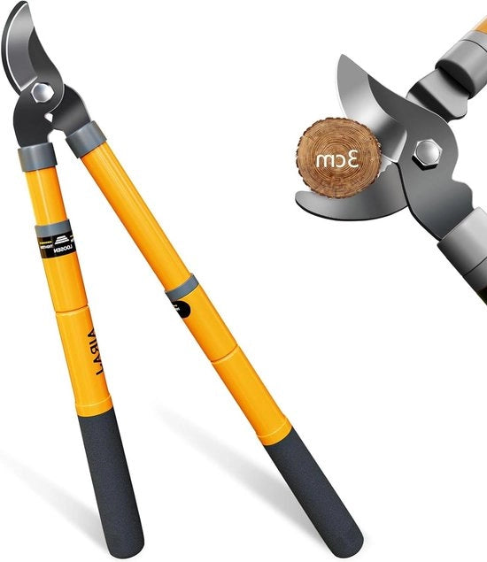 Takkenschaar telescopico da 42-61 cm - taglierina per siepi con lame affilate