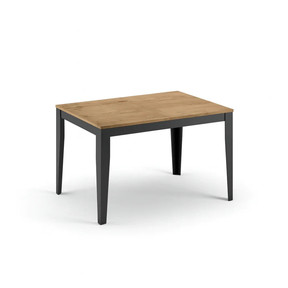 Tavolo da pranzo allungabile effetto rovere naturale naturale Moon 130-290x80 cm fino a 12 posti Made in Italy | Duzzle