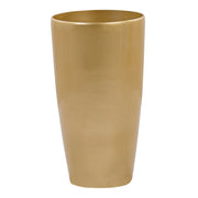 Vaso da fiori per piante da interno per esterni Miscela di pietre dorate Lucido rotondo alto 32 cm