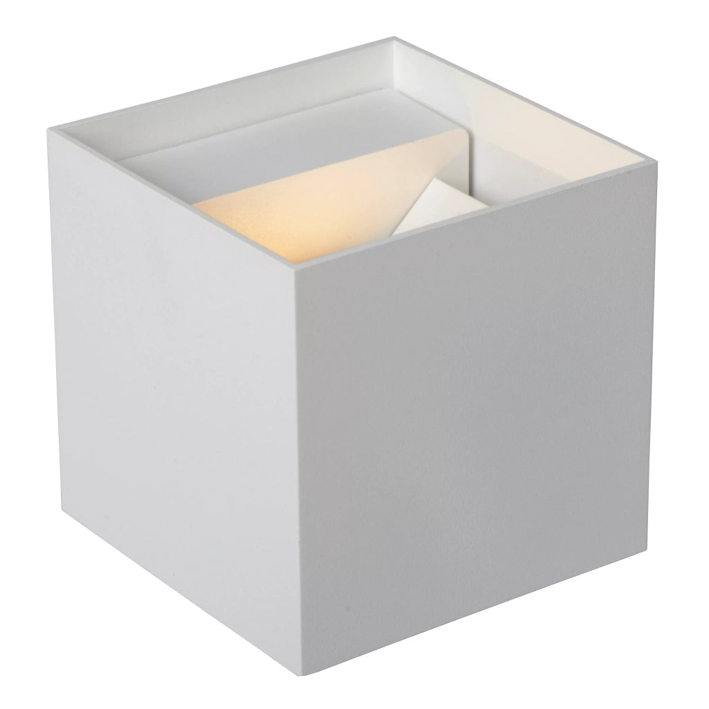Applique bagno LED cubo bianco AXI 6W 2700K IP54 Lucide