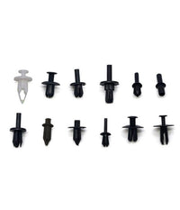 350pz Plastica Trim Clip Rivetti Clip Kit Fermi Spinta Auto Bagagliaio Paraurti         