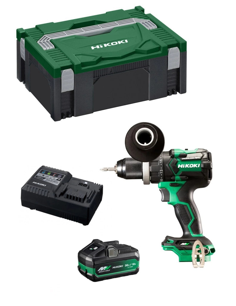 Trapano Avvitatore HIKOKI DS36DCB1X (1 x 4,0Ah/8,0Ah + UC18YSL3 + Valigetta HSC II)