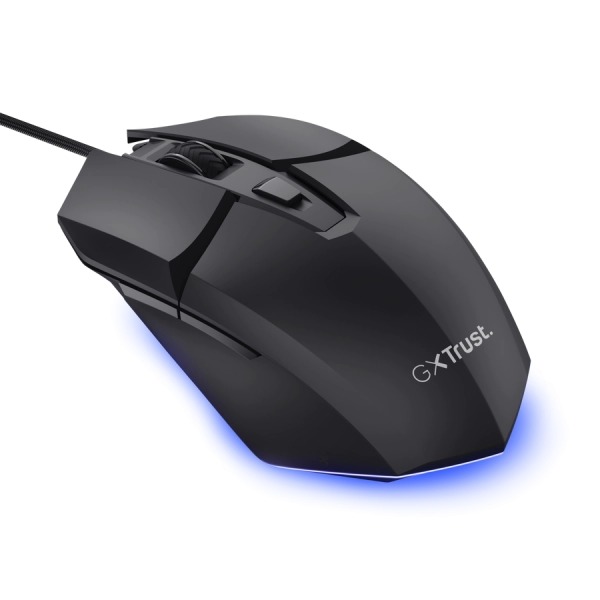 TRUST MOUSE GAMING ILLUMINATO CABLATO 10.000DPI - 10.000Hz POLLING - GXT121 FELOX+ NERO