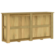 Fioriera Rialzata 196x50x100 cm in Legno di Pino Impregnato