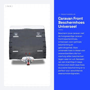 Caravanhoes con Protezione Completa - Copertura Universale - Materiale 4 Strati - Illuminazione LED - Cinture di Avvolgimento Regolabili - Protezione contro Sporcizia e Insetti - Copertura per Camper