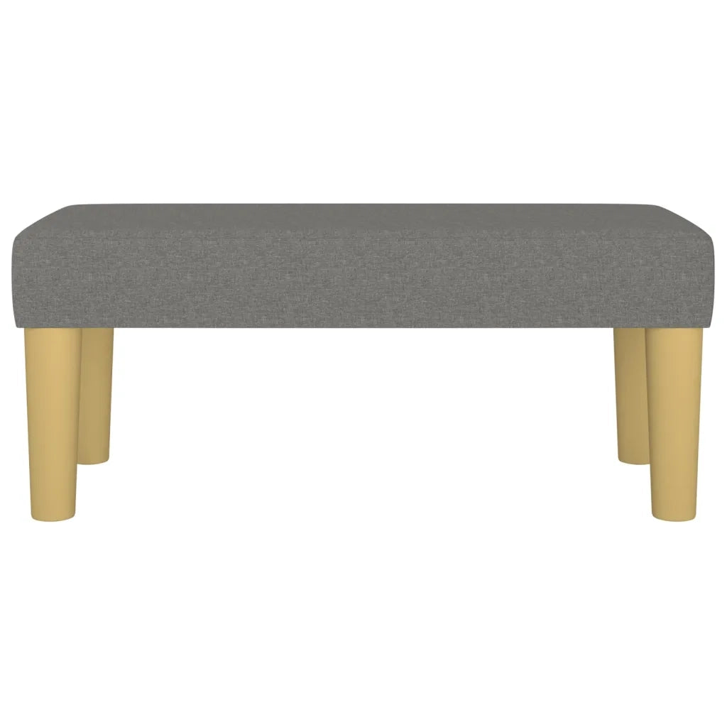 Panca Grigio Scuro 70x30x30 cm in Tessuto CFW8003547