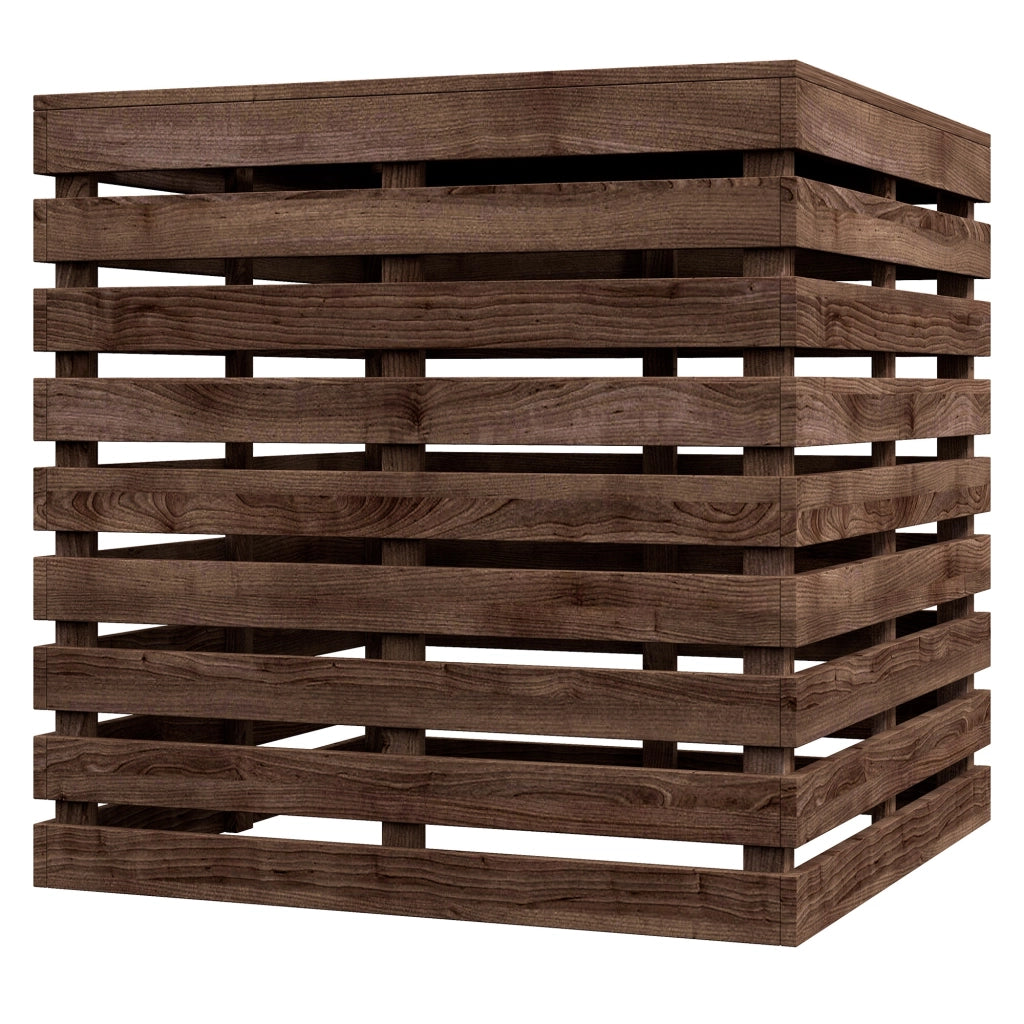 Coffre da giardino 2 in 1 con foro per ombrellone ¨C zephmum ¨C Legno