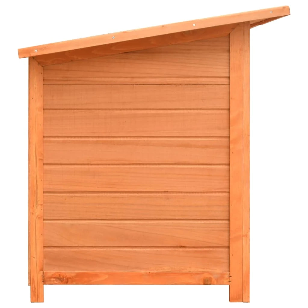 Cuccia per cani in legno massello di pino e abete 120 x 77 x 86 cm 02_0001540