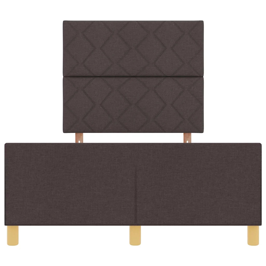 Struttura del letto-Giroletto Marrone scuro 120 x 200 cm Tessuto 561441
