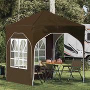 Tenda per feste a pop-up-Gazebo 192 x 192 x 245 cm Tortora 928756