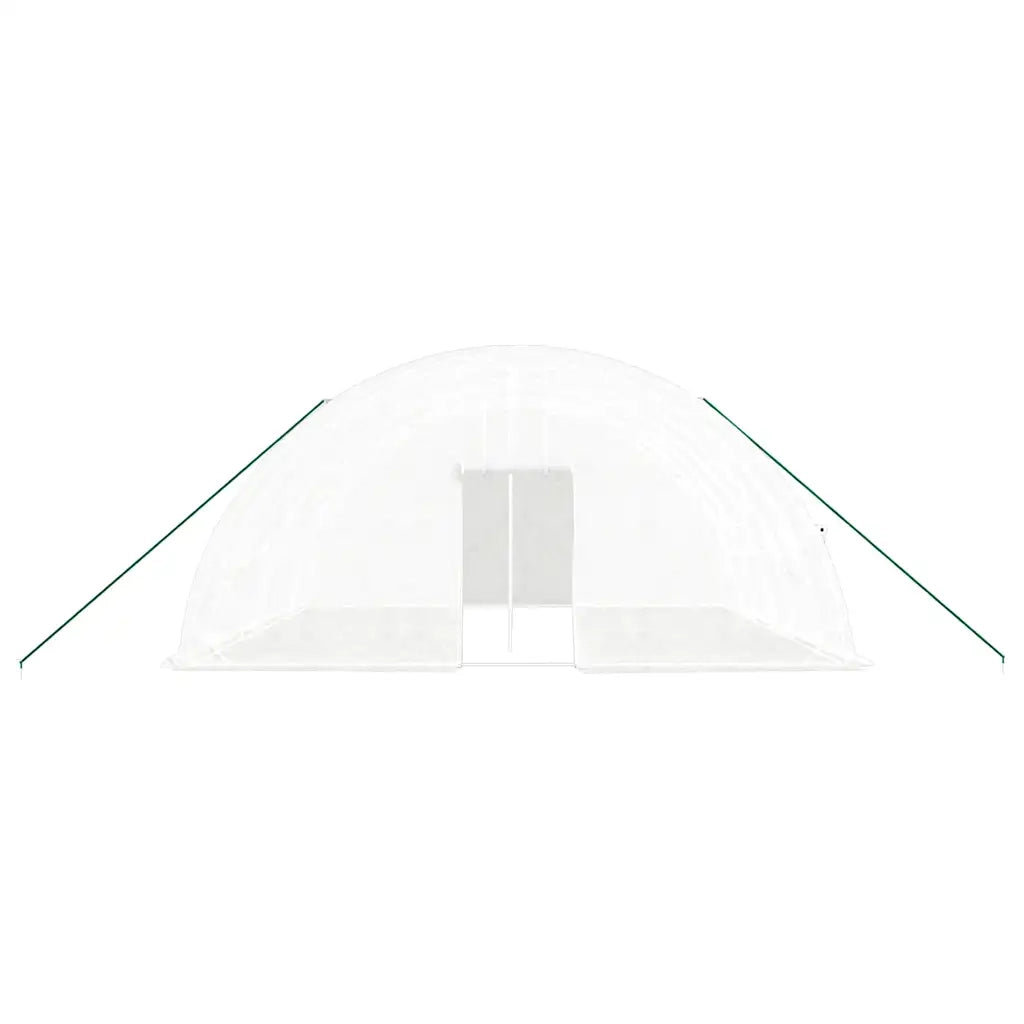 Serra con Telaio in Acciaio Bianco 36 m² 6x6x2,85 m 3188117
