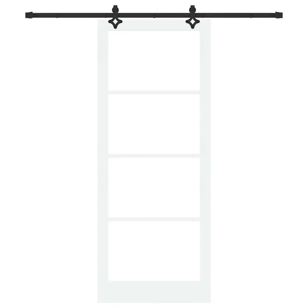 Porta Scorrevole Altro Bianco 93 x 232 cm Legno e metallo 3332320