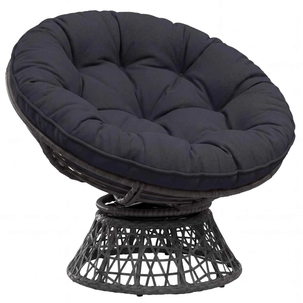 Cuscino per Sedia Appesa VIANEN 100% Poliestere Blu Scuro 954004