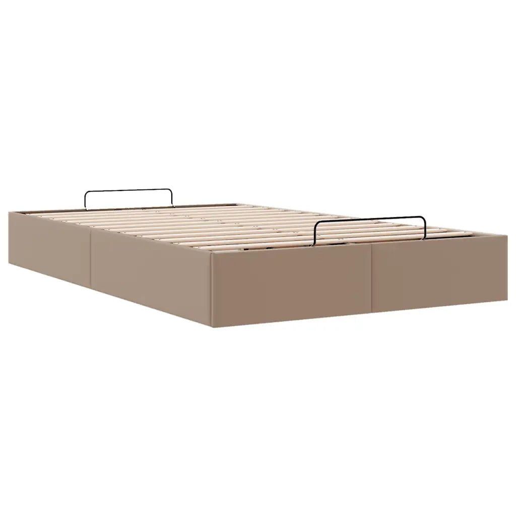 Struttura Letto Pouf senza Materasso 120x190 cm Similpelle 3310793