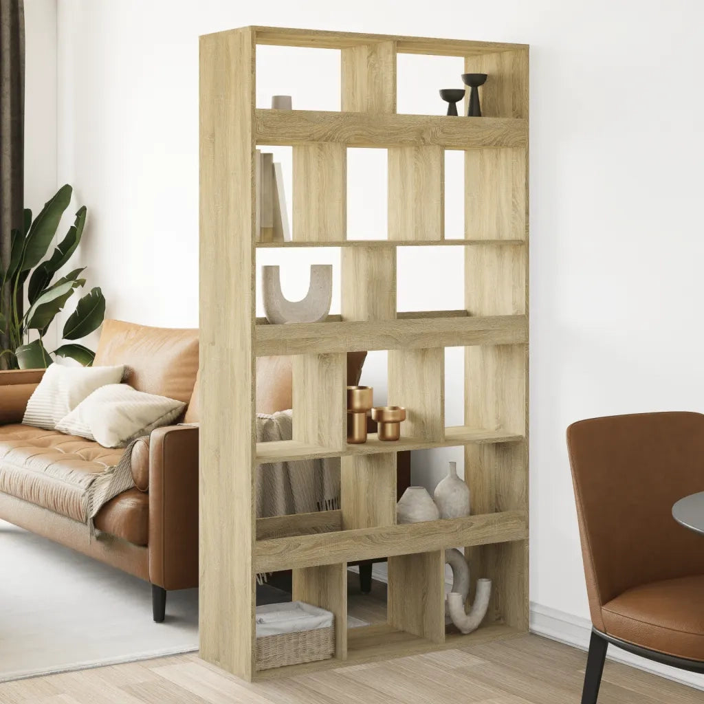 Libreria Rovere Sonoma 100x33x187,5 cm in Truciolato 3309539