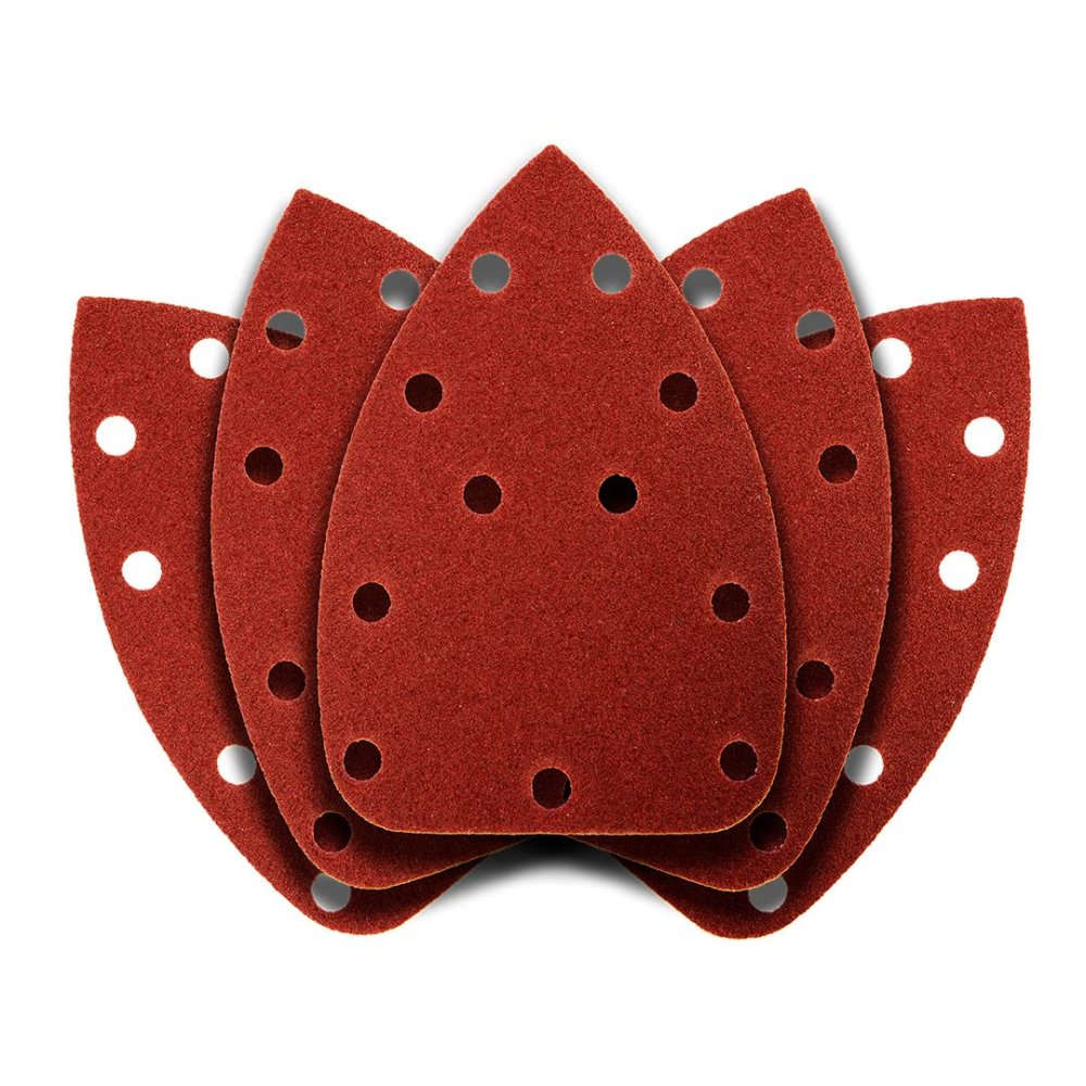 Topex 54h011 carta per levigare e con attacco a velcro delta 140