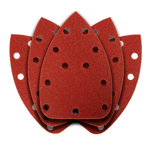 Topex 54h012 carta per levigare e con attacco a velcro delta 140