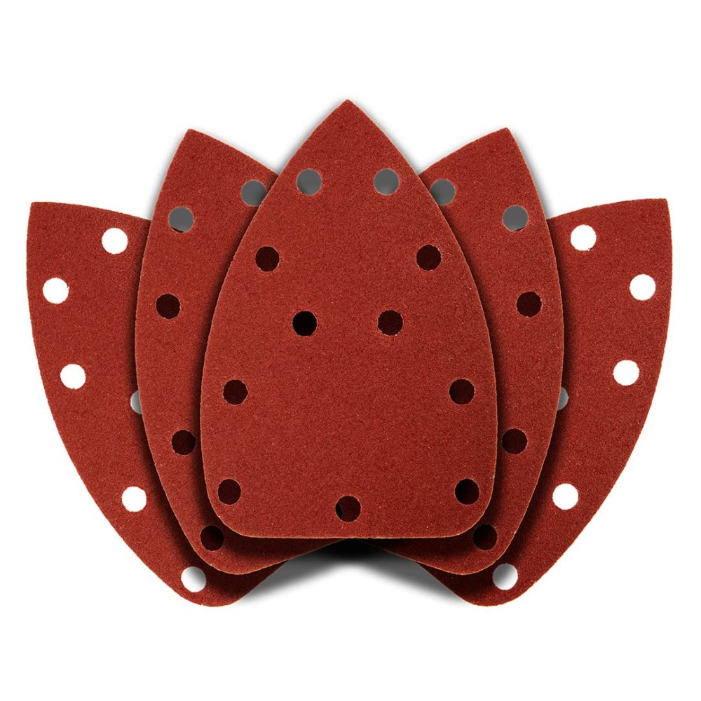 Topex 54h013 carta per levigare e con attacco a velcro delta 140