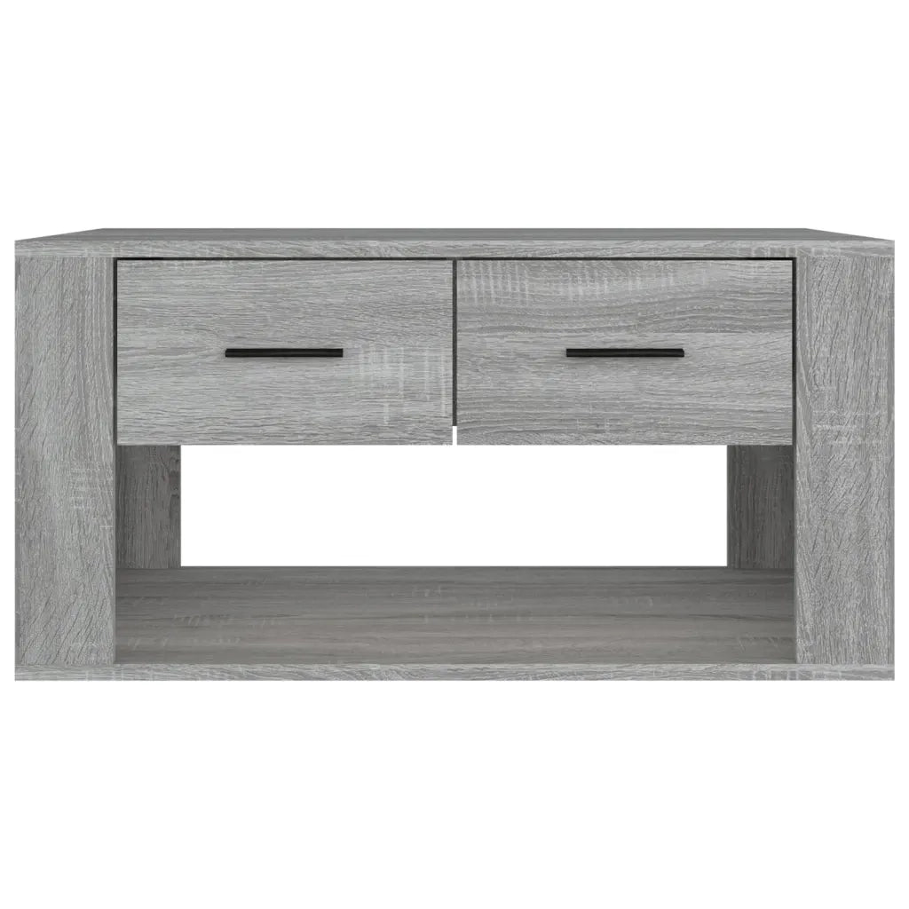 Tavolino da Salotto Grigio Sonoma 80x50x40 cm Legno Multistrato