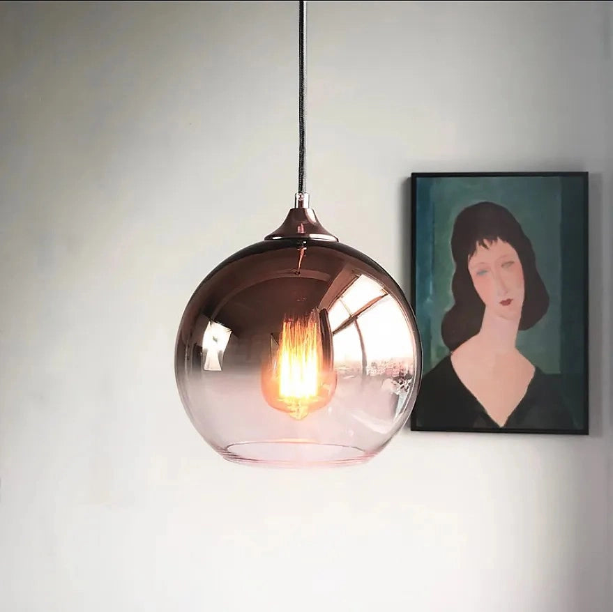 Lampada Da Soffitto Di Vetro App 313-1cp Rose Gold
