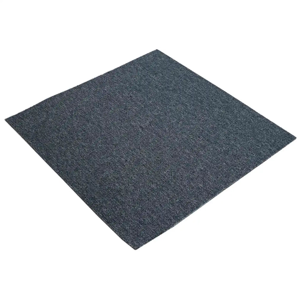 Piastrella per Tappeto Blu Grigio 50 x 50 cm 4 pz PP e Bitume CFW8621736