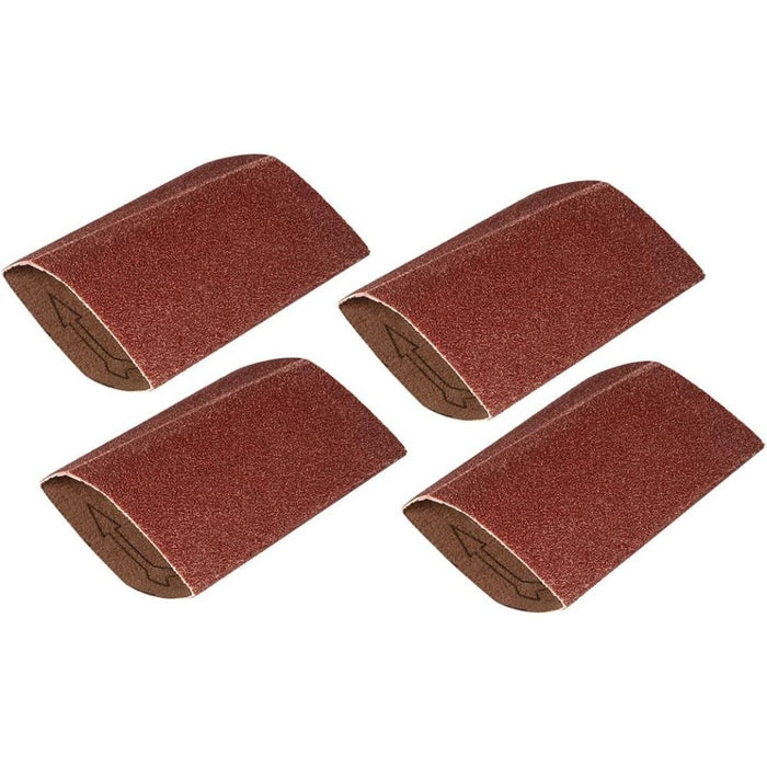 Topex 54h036 carta abrasiva k 80 80 per lucidatrice 58ge137, 4 pz