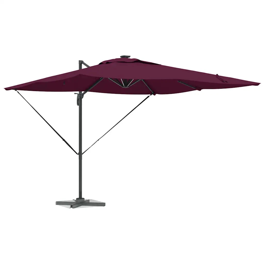 Ombrellone Rosso Bordeaux 286 x 284 x 270 cm 42003325