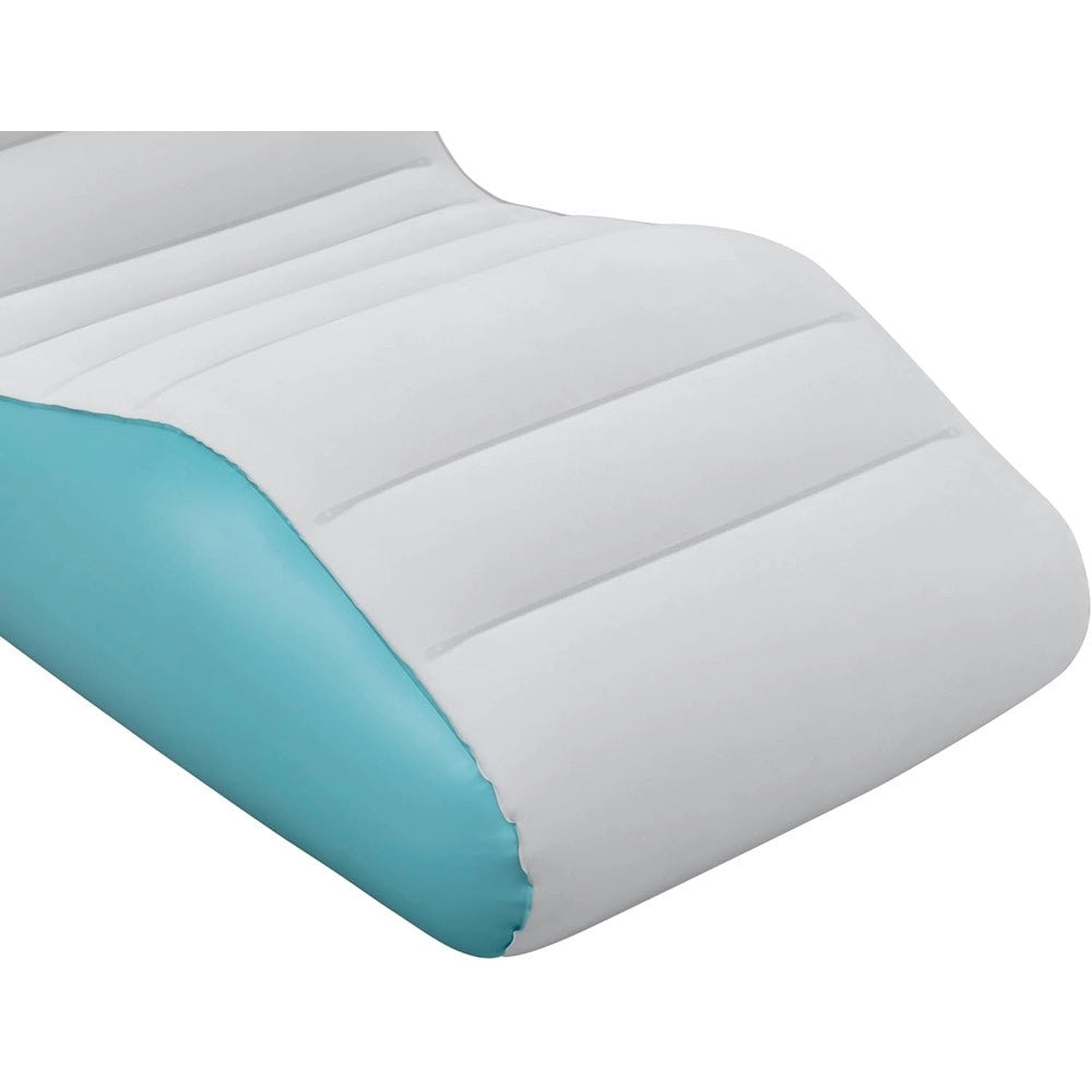 Trade Shop - Poltrona Lunga Leisure Luxe Chaise Longue Gonfiabile Design Ergonomico 133x79x88cm 75127 -