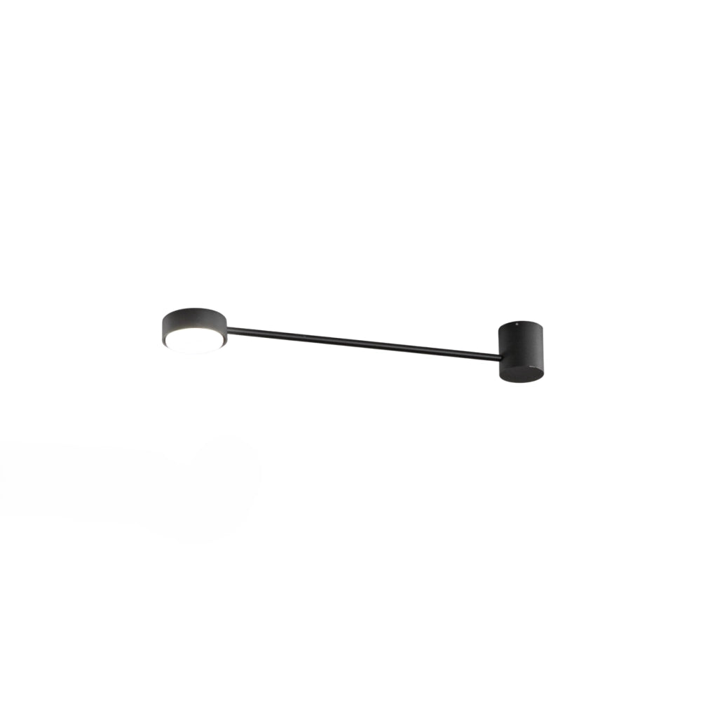 Lampada da parete Eclipsia nera - 525x85x64mm GX53 - Applique da muro in metallo elegante
