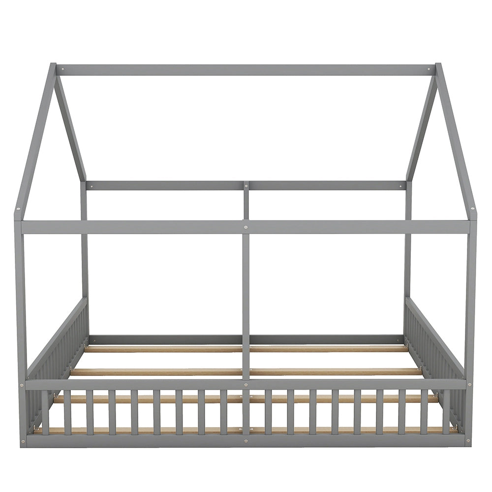 Letto a castello 90x200 cm - Xylo - Grigio, trasformabile in due letti singoli