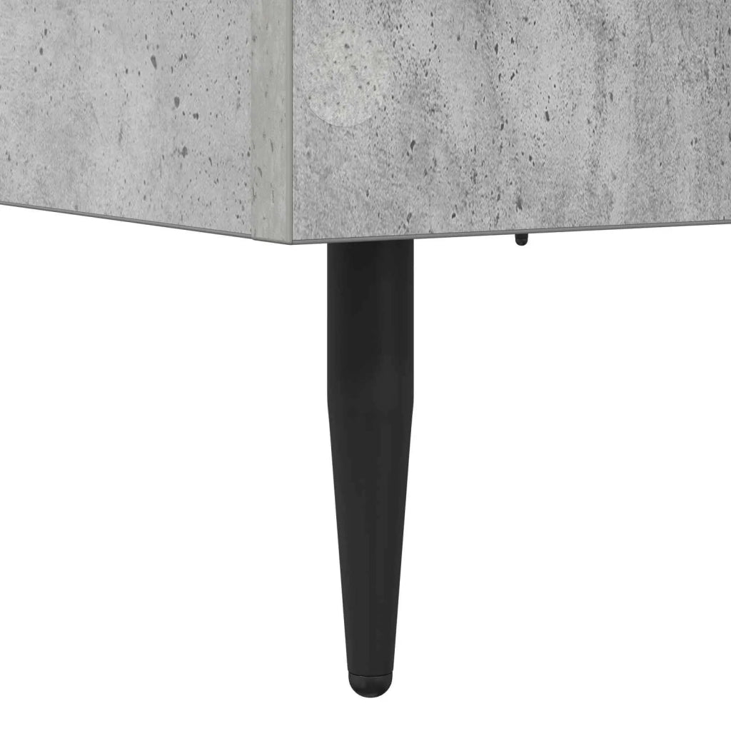Struttura del letto Grigio Cemento 80 x 200 cm