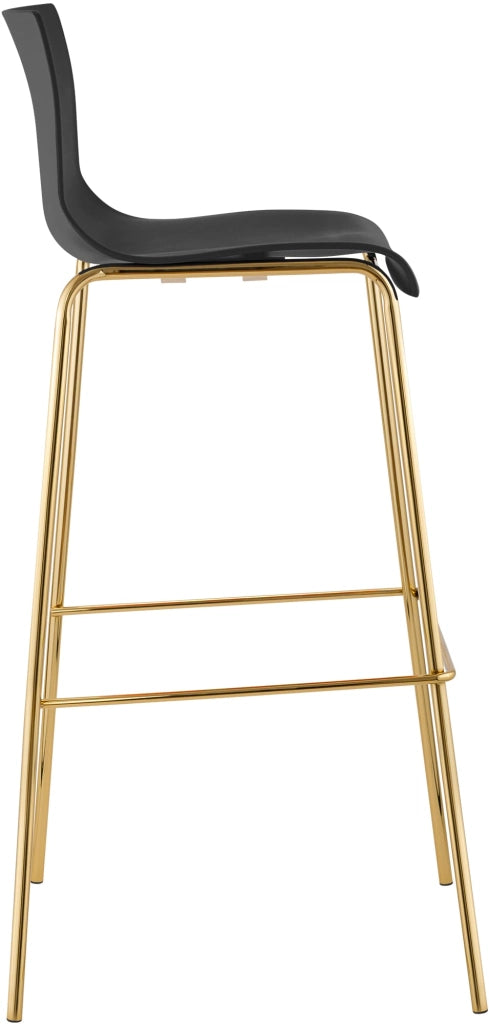 Sgabello da bar Hoover in plastica 4 piedi oro 2