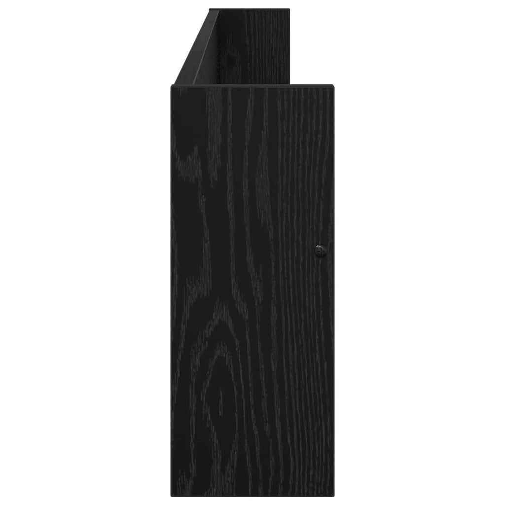 Scaffale per riviste Rovere Nero 100 x 12 x 30 cm CFW1213335