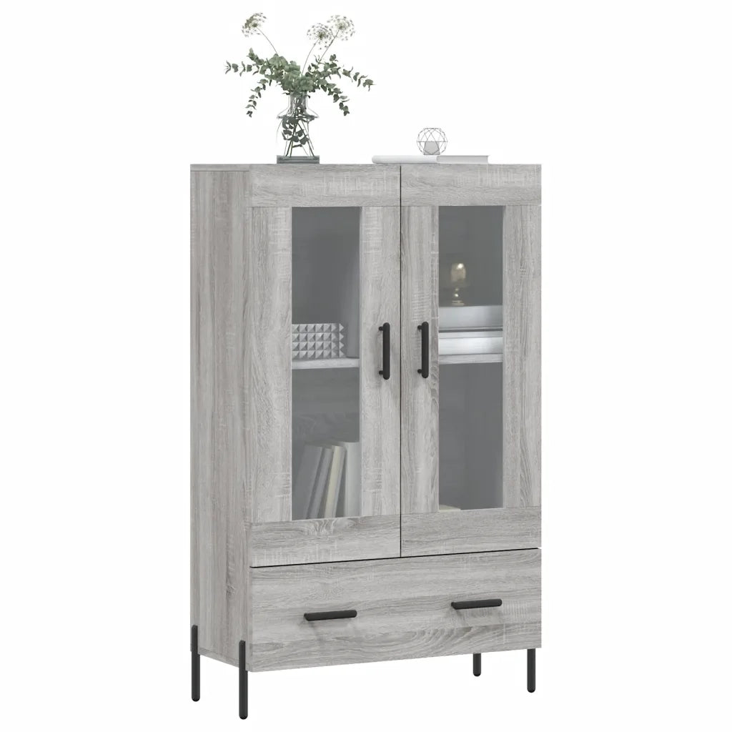 Credenza-Buffet-Armadio da cucina Grigio Sonoma 69,5x31x115 cm in Legno Multistrato 716153
