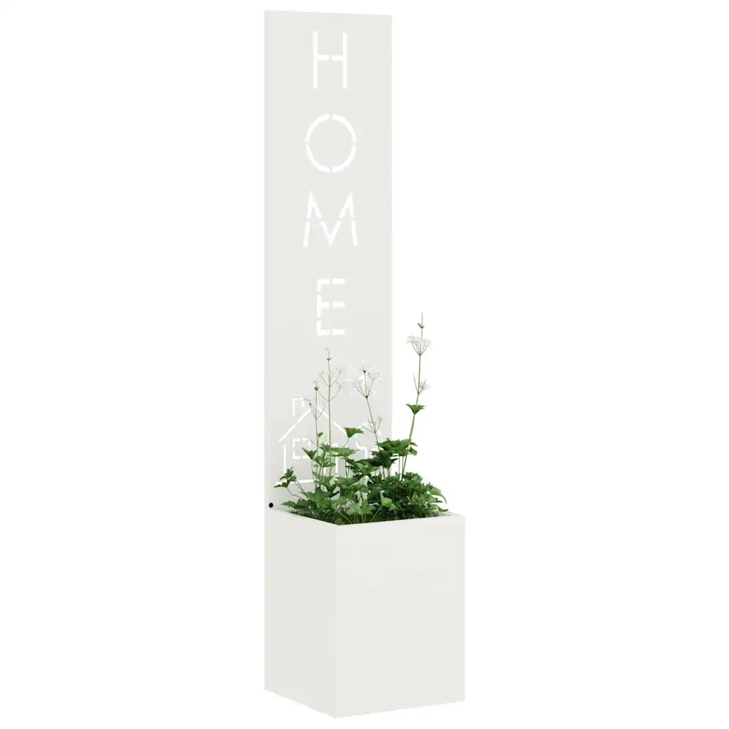 Schermo per privacy in giardino Traforo Bianco 32 x 32 x 150 cm 876421