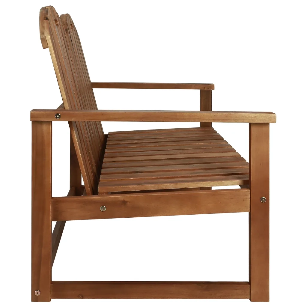 Set da Pranzo da Giardino 4 pz in Legno Massello di Acacia 44035
