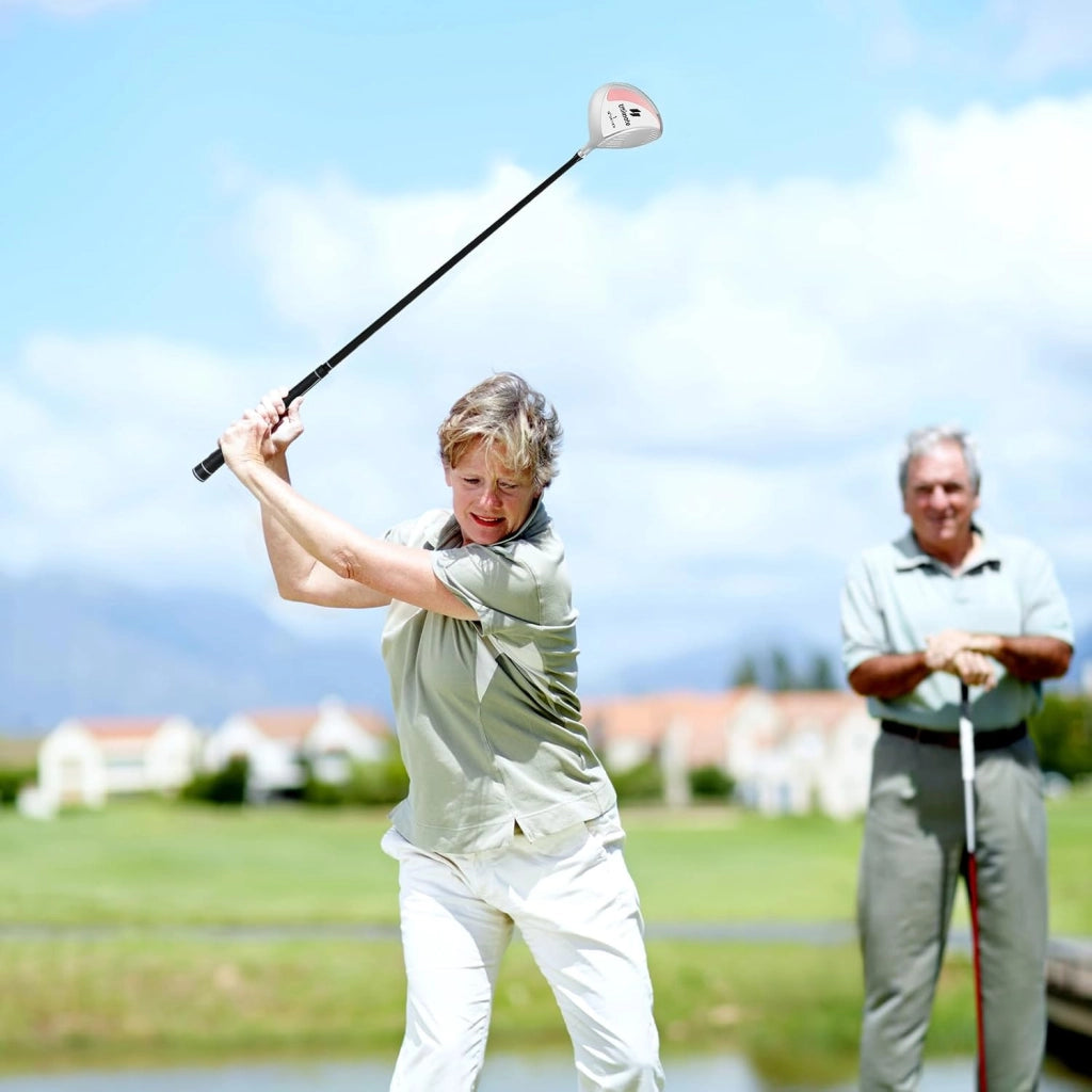 Mazza da Golf Singola, Putter da Golf per Uomo/Donna 460CC, Asta in Carbonio e Impugnatura Antiscivolo in TPR, Ideale per Principianti e Professionisti, Allenamento all'Aperto (12)