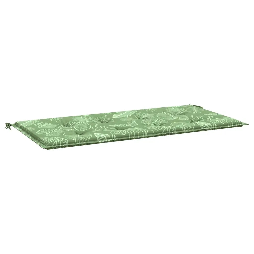 Cuscino per Panca-Cuscini per panchina a Foglie 120x50x4 cm in Tessuto Oxford
