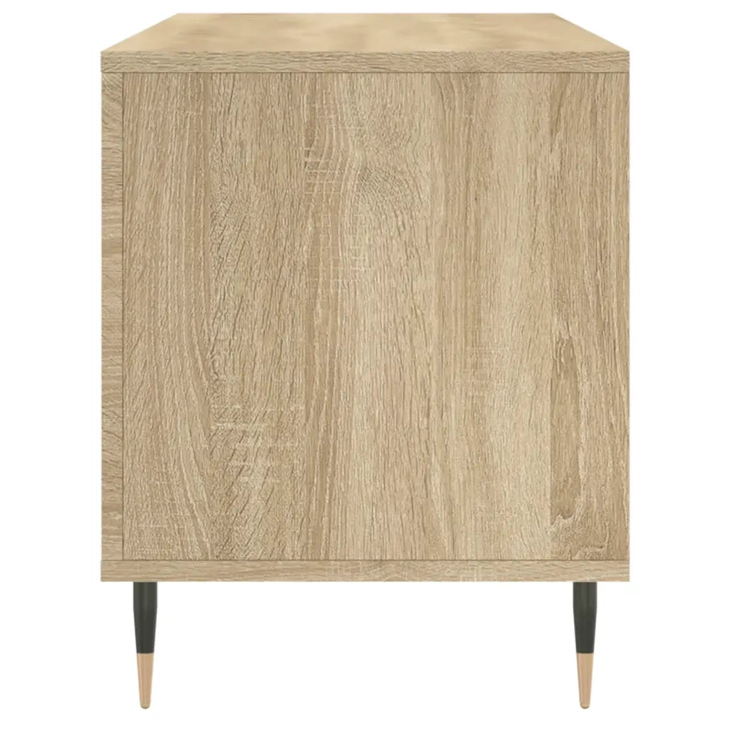 Mobile Porta Dischi Rovere Sonoma 100x38x48cm Legno Multistrato CFW5407288