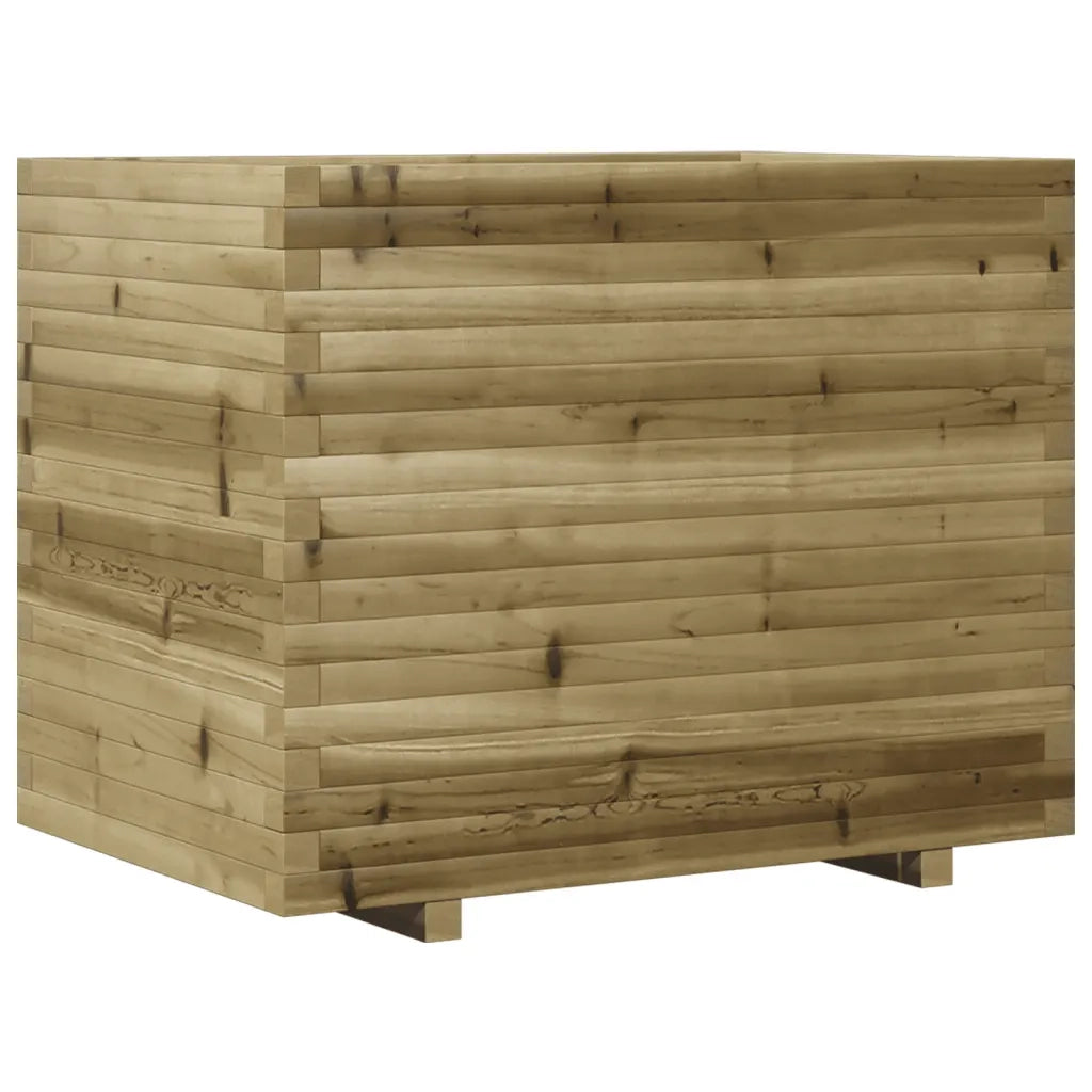 Fioriera | Cassetta per fiori | Vaso da Giardino 90x60x72,5 cm in Legno di Pino Impregnato